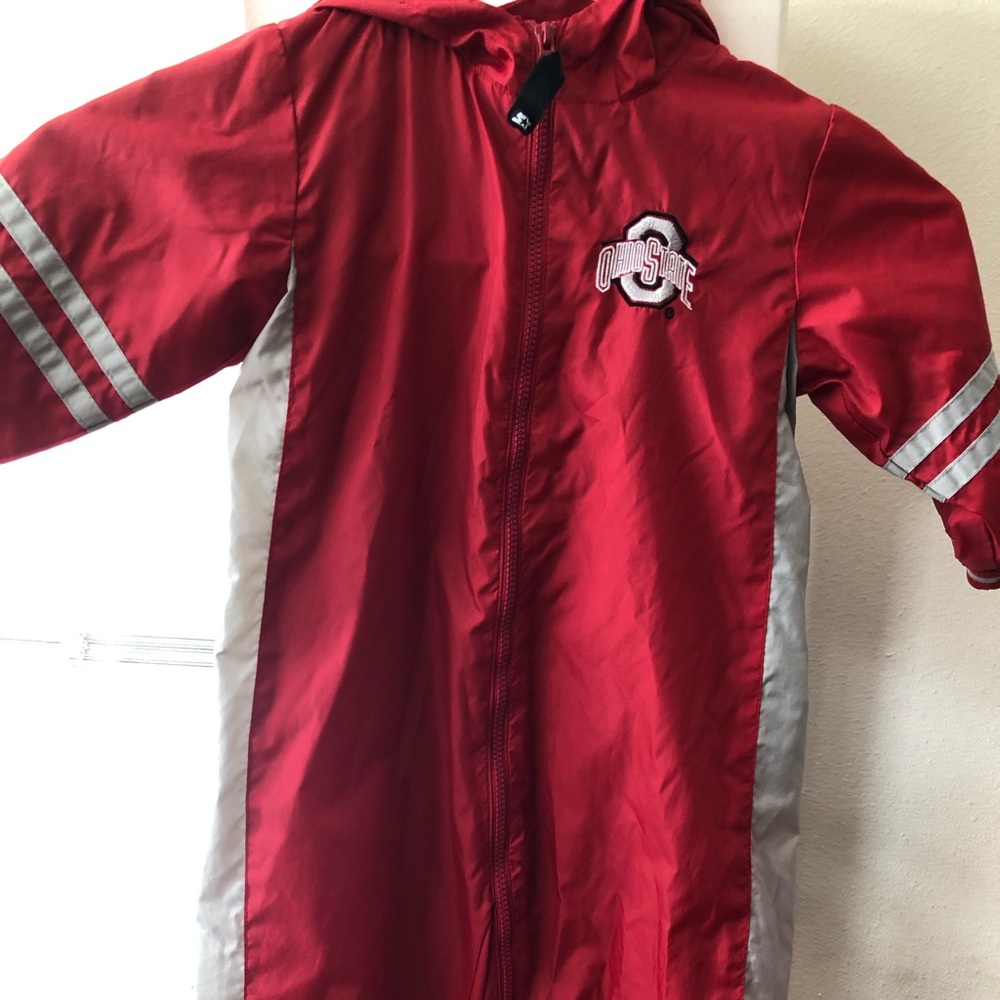 Ohio state starter windbreaker onesie
